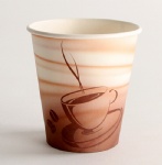 disposable paper coffee cup with sleeve and lids_single wall paper cup