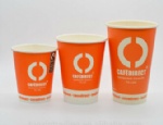 Double Wall Drinking Hot Paper Cup Take Away Coffee Tea Disposable Cups
